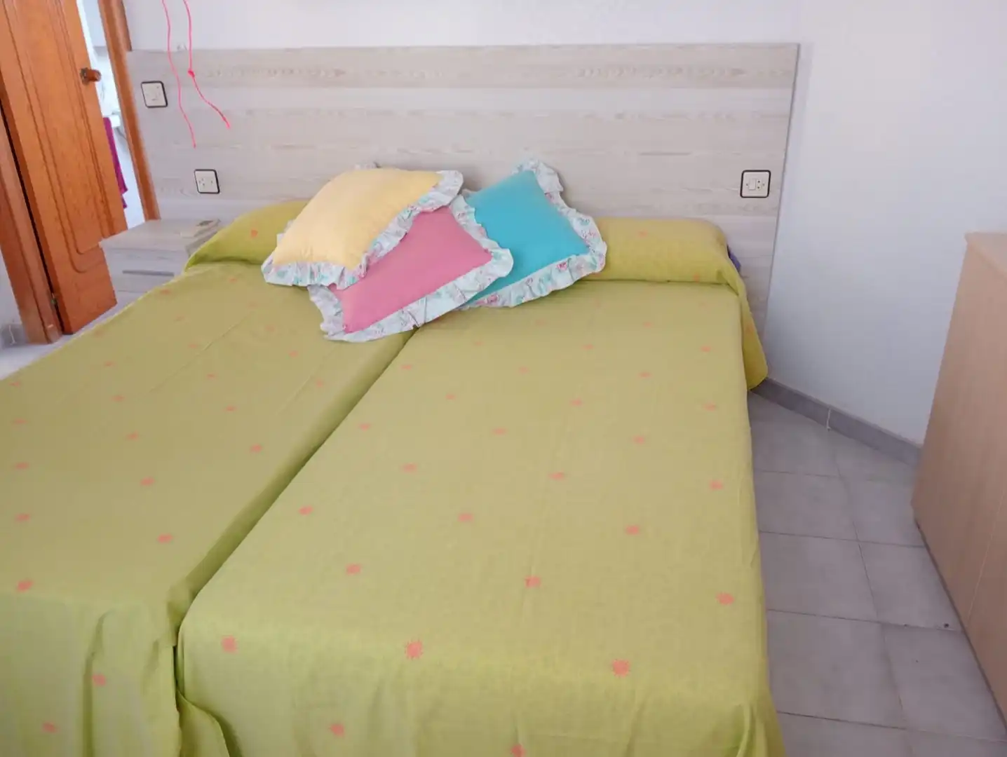Bedroom of Flat for rent in Playa del Galán