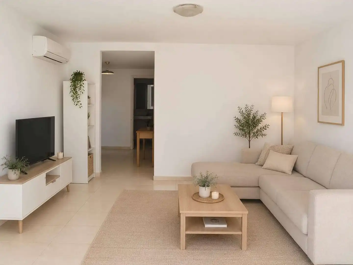 Sala de estar de Planta baja de alquiler en Son Servera con Terraza y Amueblado