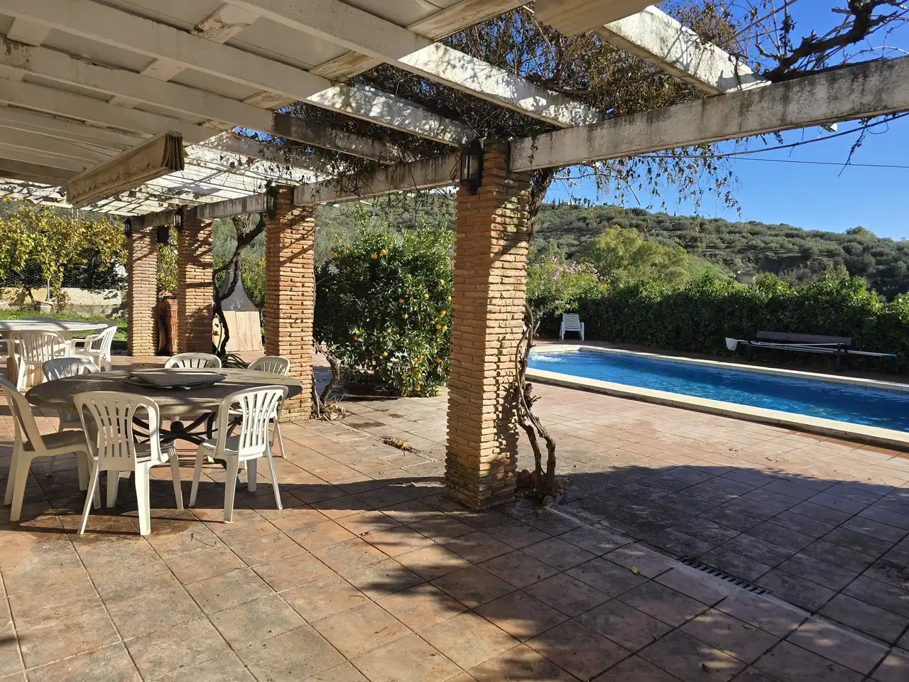 Terraza de Casa o chalet en venta en Periana con Aire acondicionado, Terraza y Piscina