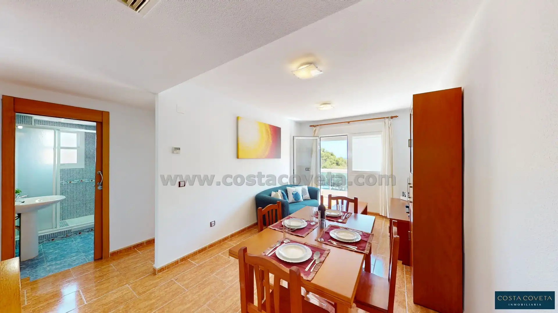Esszimmer von Wohnungen zum Verkauf in El Campello mit Klimaanlage, Terrasse und Möbliert