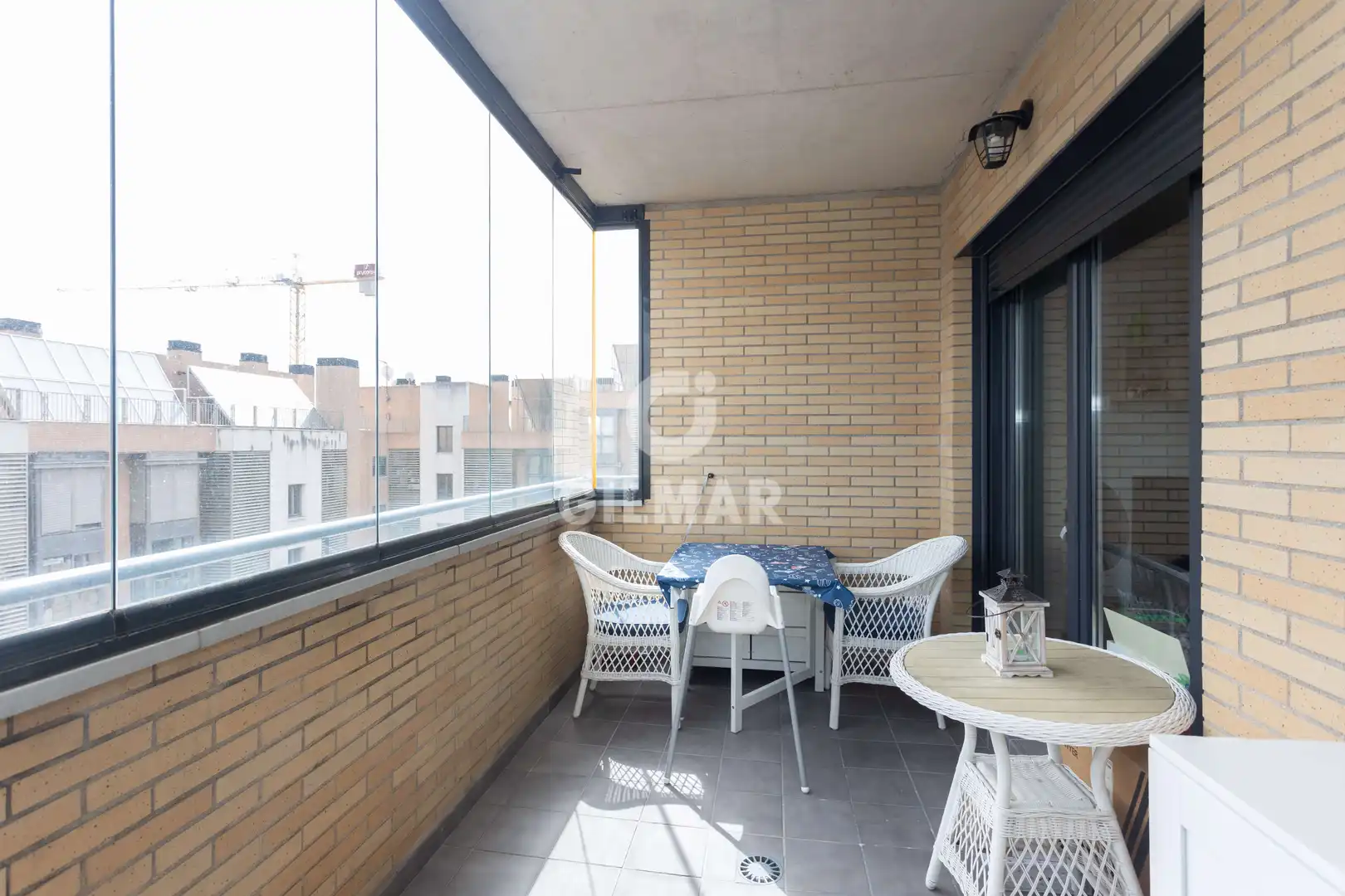Terrasse von Maisonette zum Verkauf in Madrid mit Heizung, Privatgarten und Abstellraum