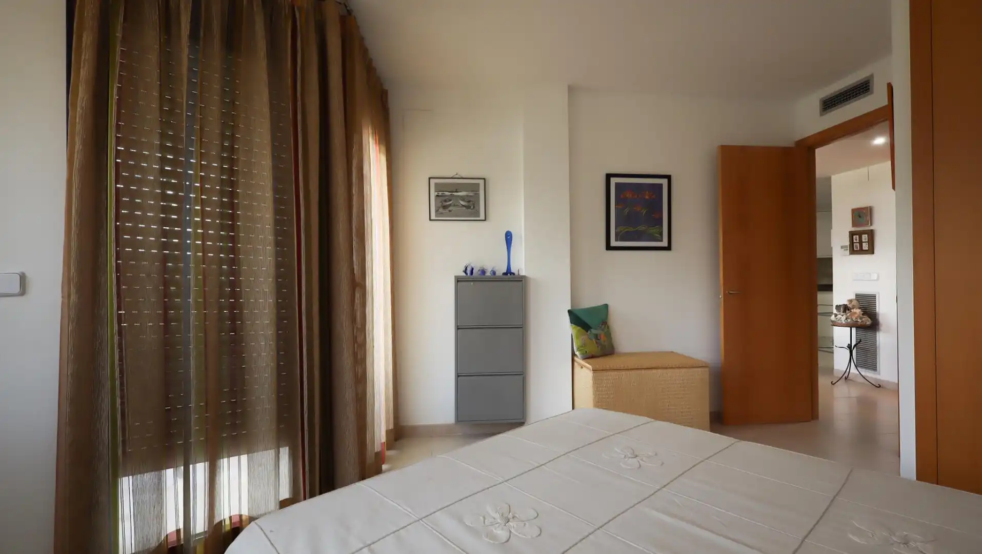 Bedroom of Flat for sale in Llançà  with Heating, Terrace and Furnished