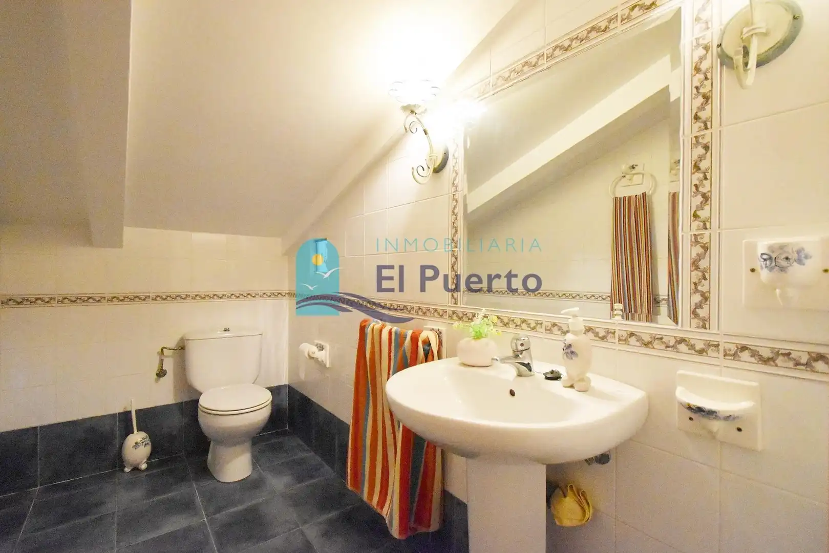 Baño de Dúplex en venta en Mazarrón con Aire acondicionado, Calefacción y Jardín privado