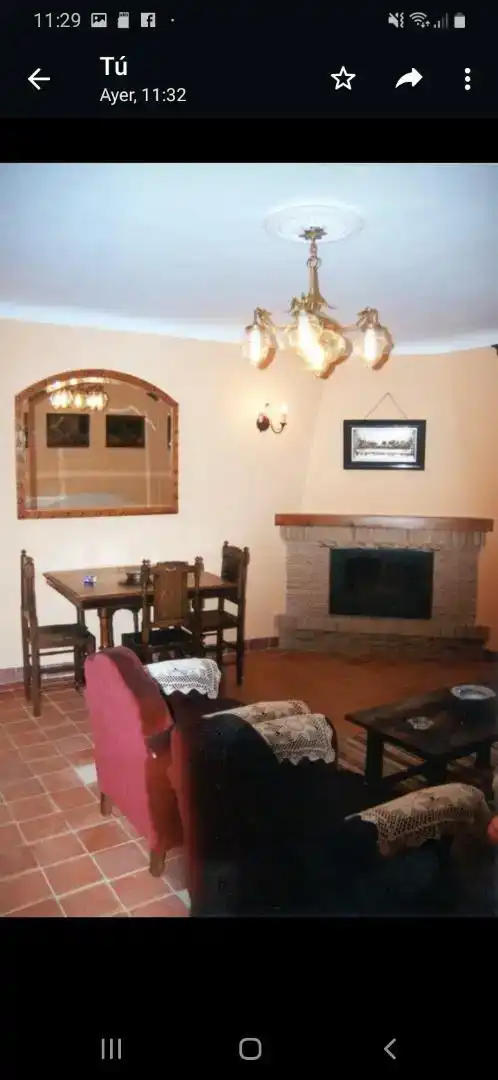 Sala d'estar de Casa adosada en venda en Huete