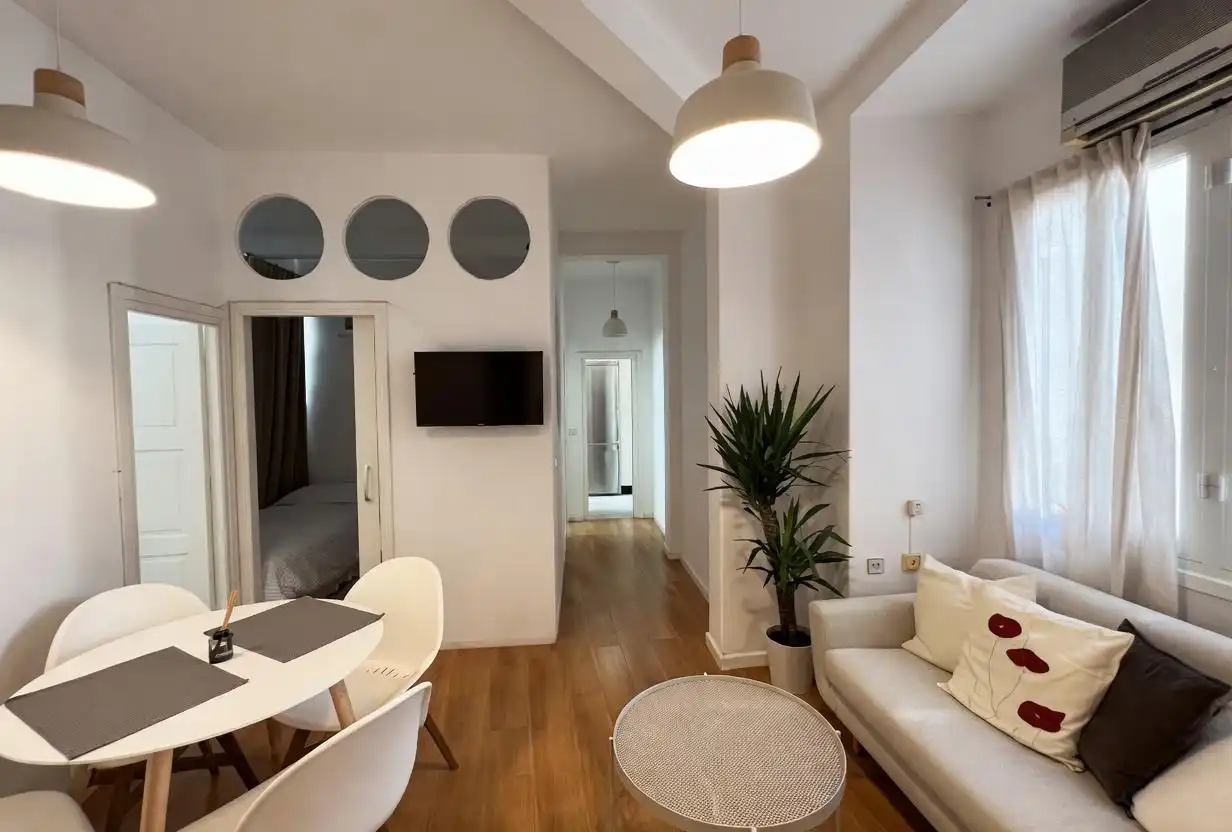 Sala de estar de Piso en venta en Málaga con Aire acondicionado, Calefacción y Parquet