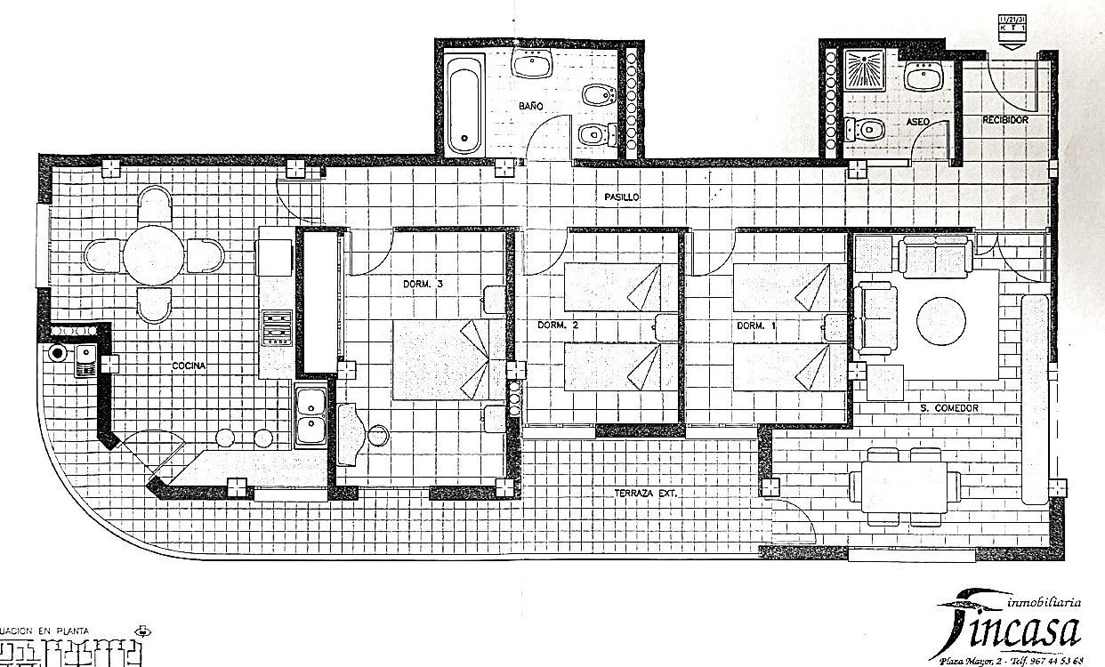 Piso en venta en La Roda con Calefacción, Terraza y Trastero