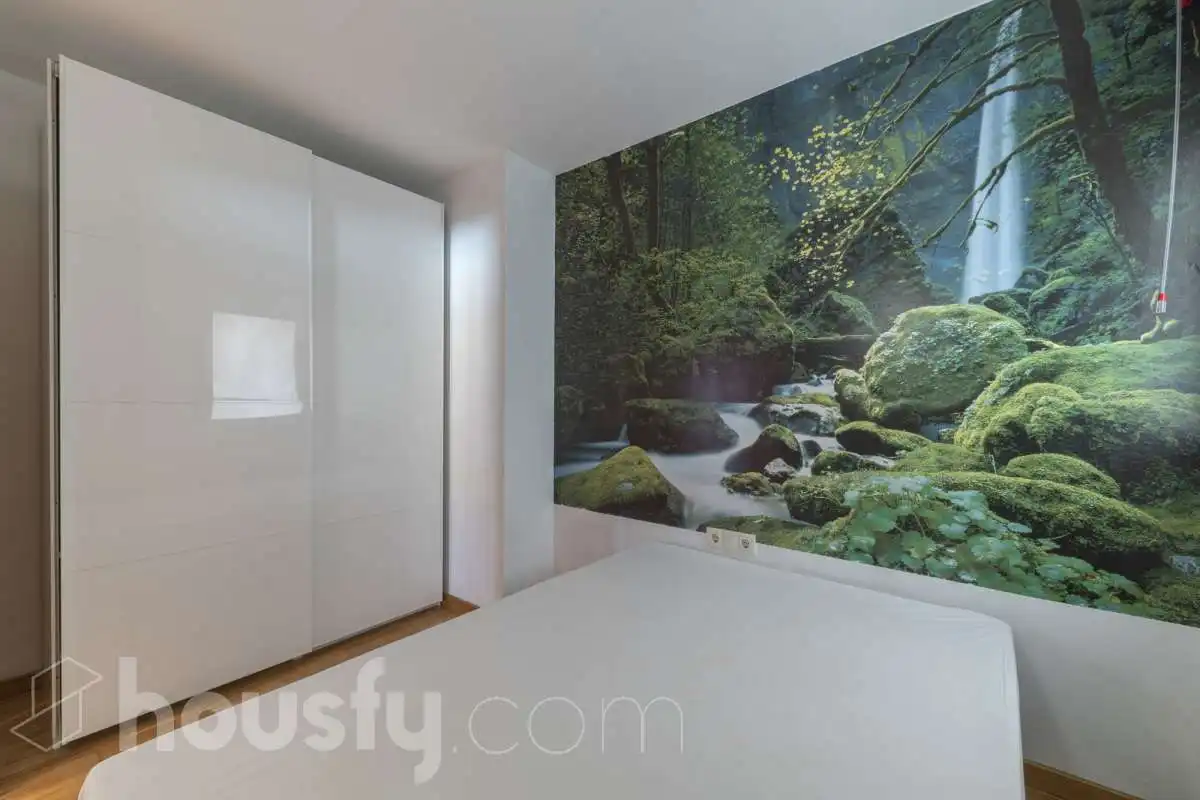 Bedroom of Flat for rent in Mataró  with Air Conditioner, Heating and Parquet flooring