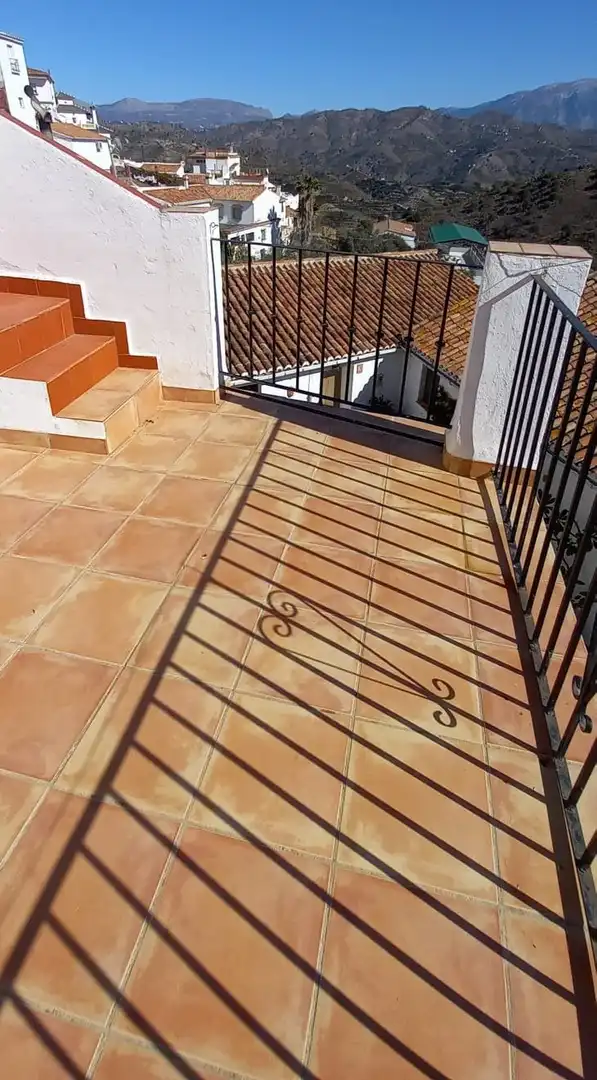 Terrace of Country homes for sale in Cútar  with Private garden, Terrace and Storage room