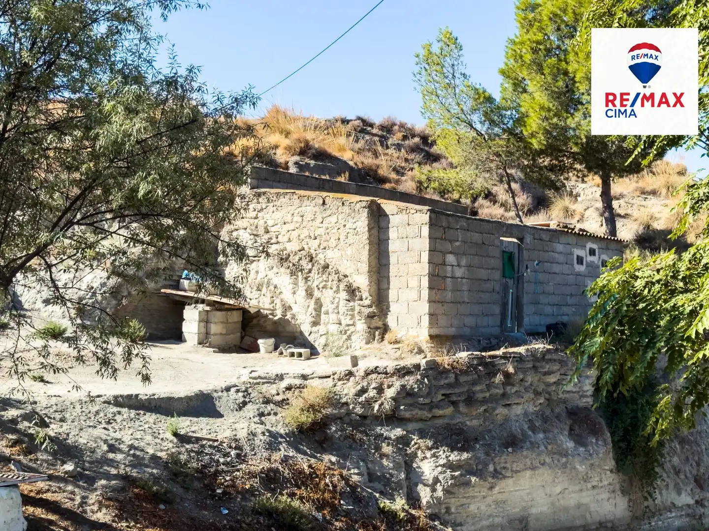 Vista exterior de Finca rústica en venda en Benamaurel amb Jardí privat, Terrassa i Traster