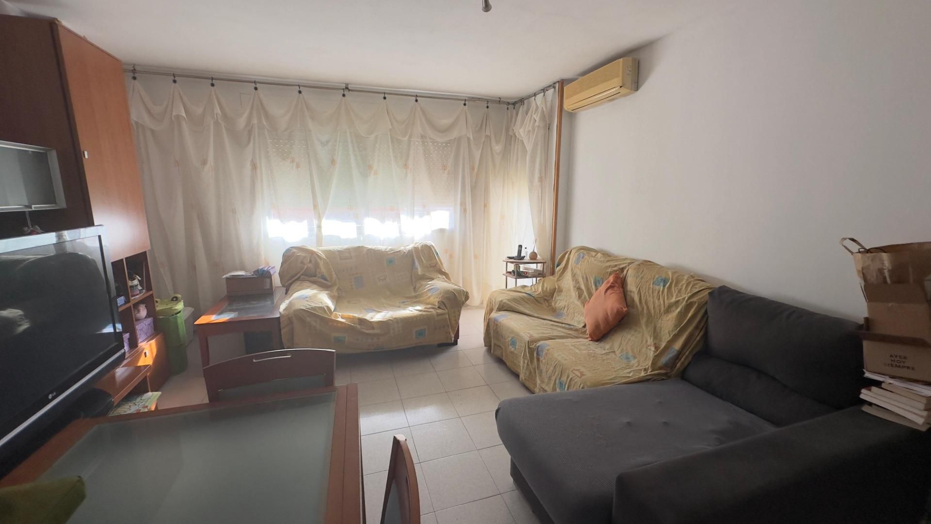 Living room of Flat for sale in  Lleida Capital  with Heating, Terrace and Balcony