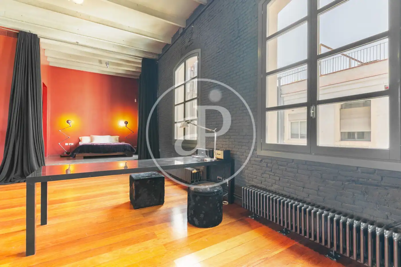 Habitación de Piso de alquiler en Barcelona con Aire acondicionado, Calefacción y Amueblado