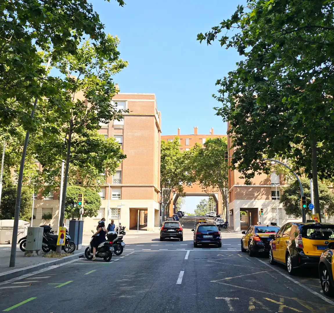 Exterior view of Flat for sale in Barcelona  with Air Conditioner, Heating and Parquet flooring