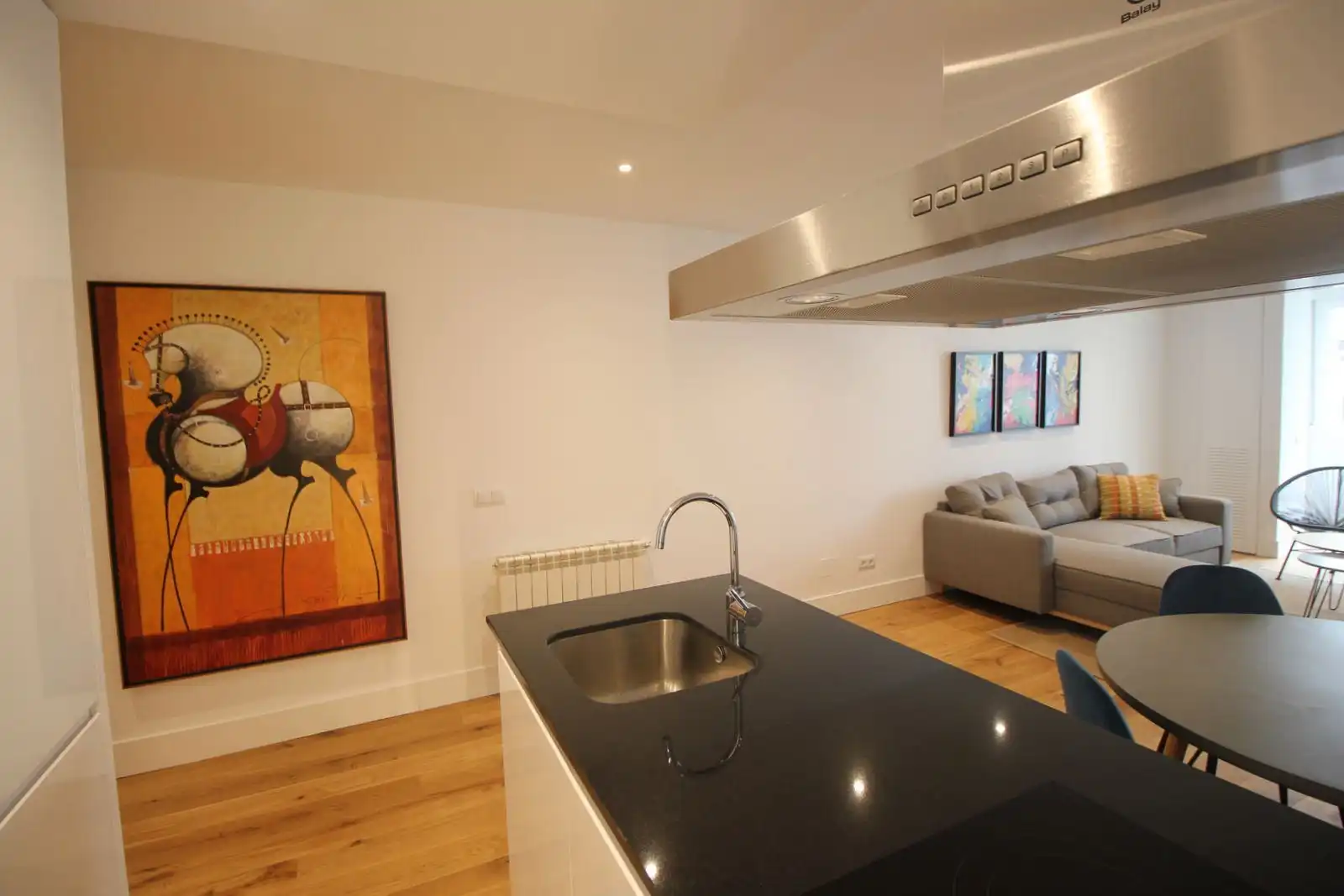 Cocina de Piso de alquiler en Madrid con Aire acondicionado, Calefacción y Parquet