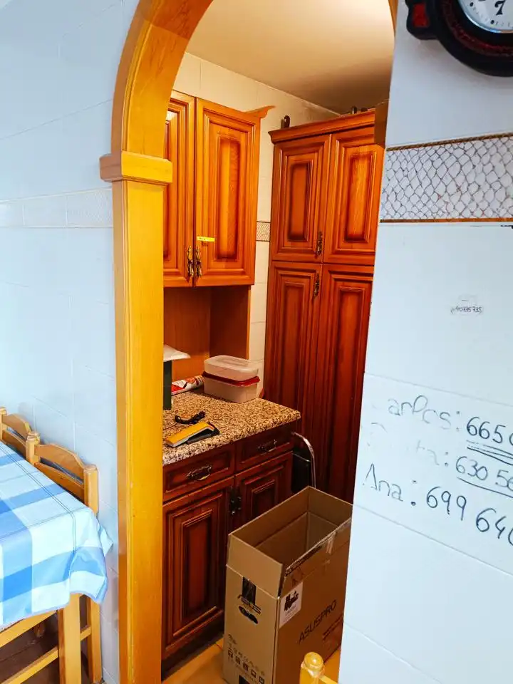 Kitchen of Flat for sale in Zaragoza  with Air Conditioner, Heating and Parquet flooring