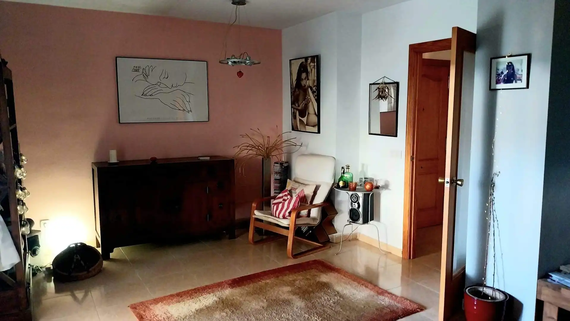 Sala de estar de Piso en venta en Alcúdia con Aire acondicionado, Jardín privado y Terraza