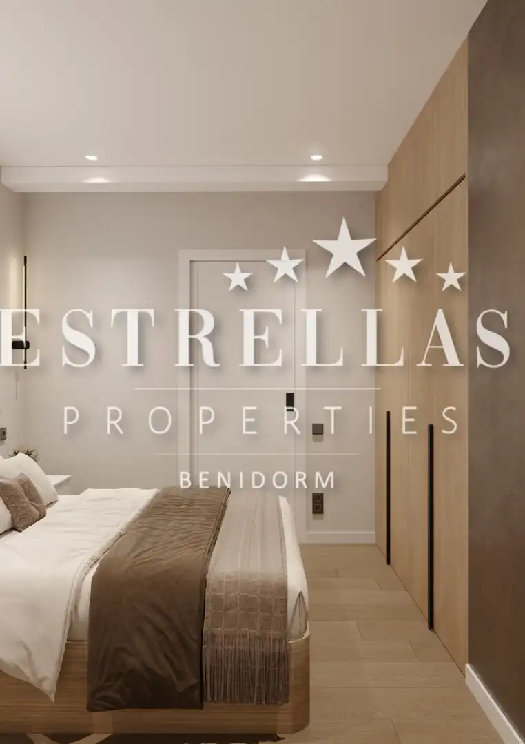 Habitación de Apartamento en venta en Benidorm con Aire acondicionado, Calefacción y Jardín privado