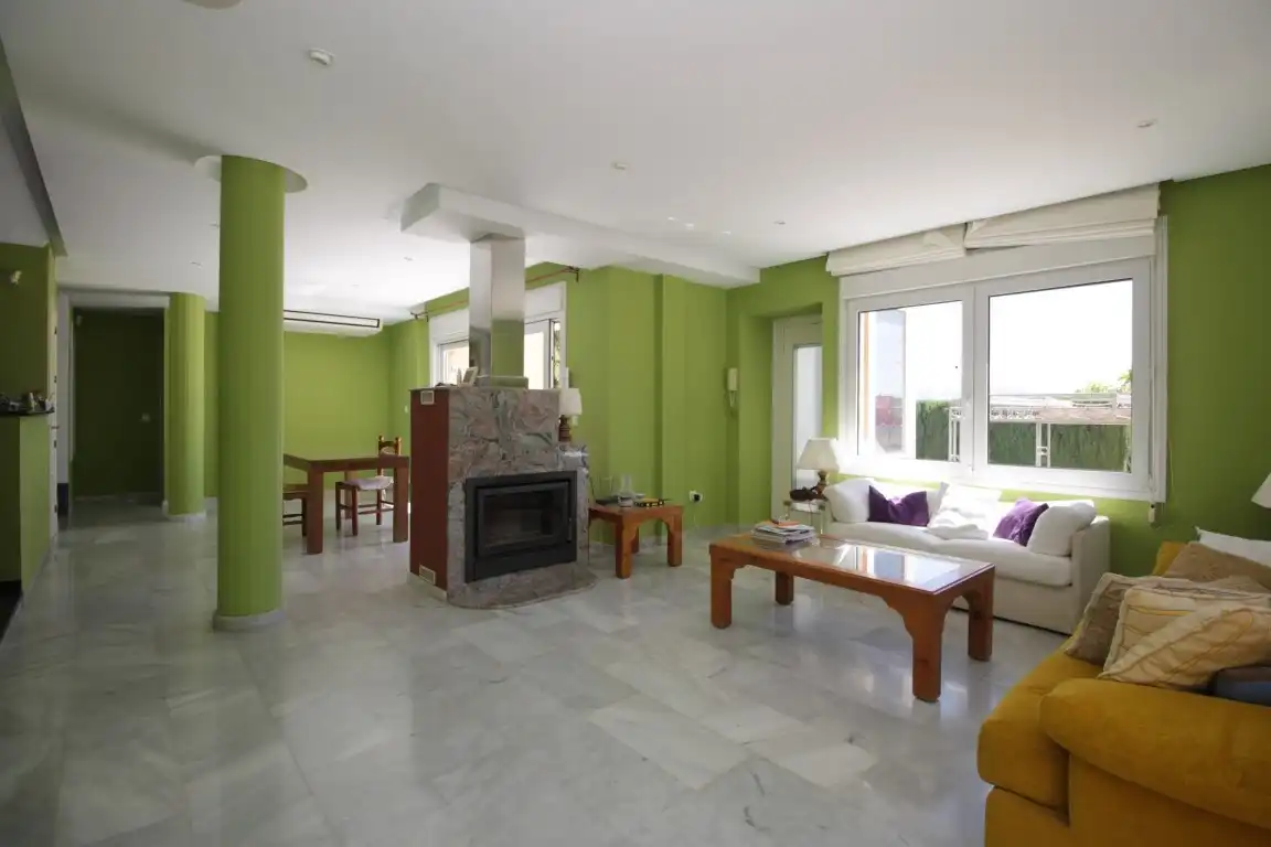Living room of Houses for sale in Vélez-Málaga  with Air Conditioner, Heating and Private garden