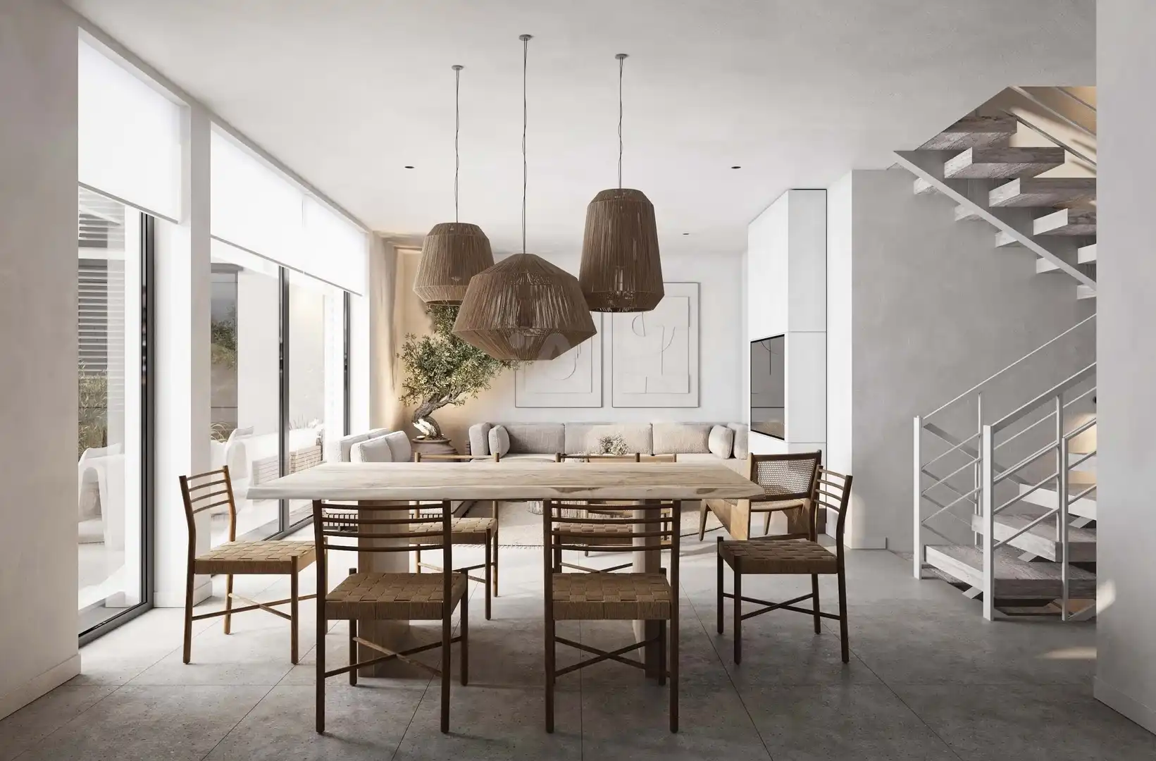 Dining room of Houses for sale in Ciutadella de Menorca  with Air Conditioner, Heating and Swimming Pool