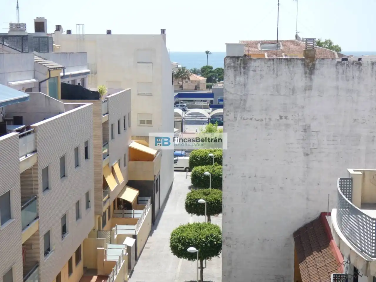 Vista exterior de Piso en venta en Benicarló con Aire acondicionado, Terraza y Amueblado
