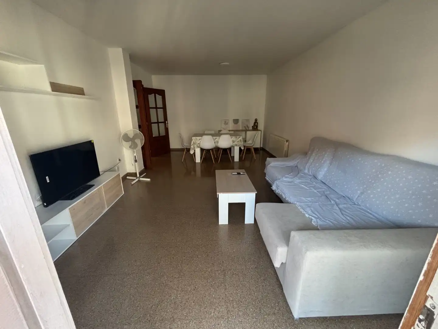 Sala d'estar de Pis de lloguer en Mollerussa amb Aire condicionat, Calefacció i Moblat