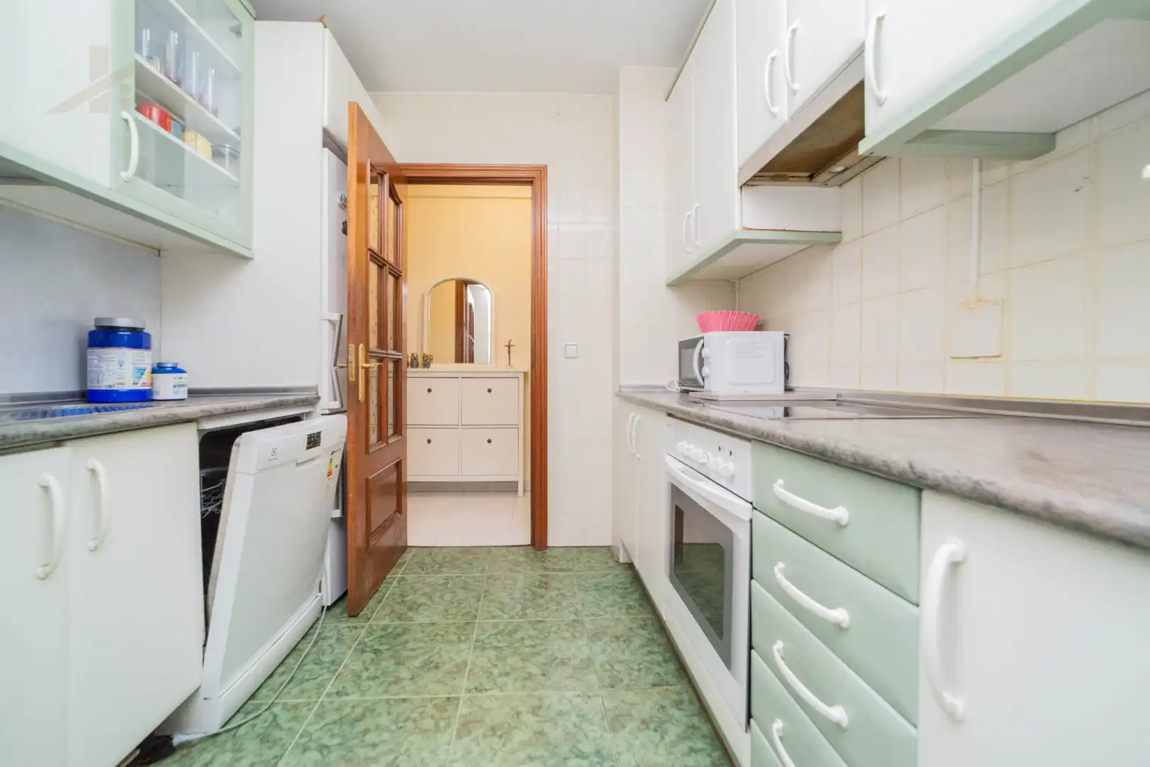 Kitchen of Flat for sale in Móstoles  with Heating, Terrace and Furnished