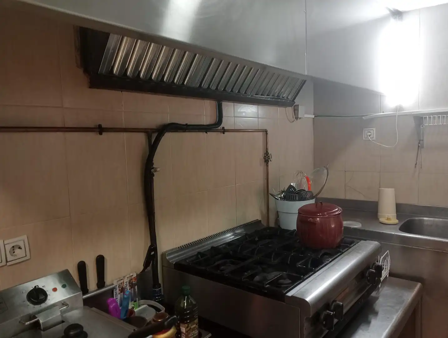 Cocina de Local en traspaso en Vila-real con Terraza y Amueblado