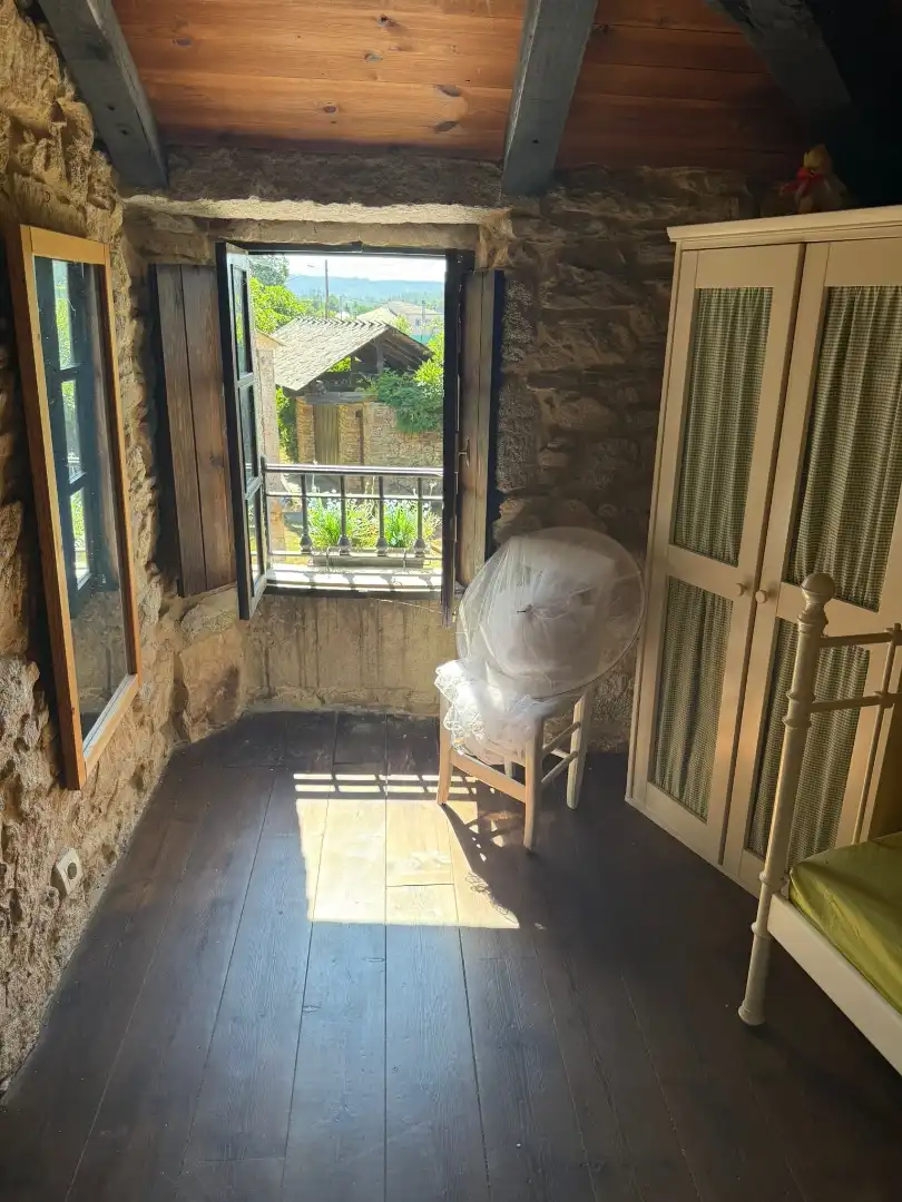 Terrassa de Casa o xalet en venda en Outeiro de Rei amb Calefacció, Jardí privat i Piscina