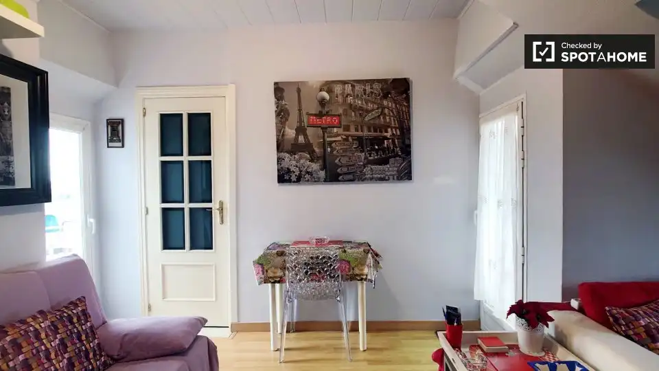 Sala de estar de Piso de alquiler en Leganés con Aire acondicionado, Calefacción y Amueblado
