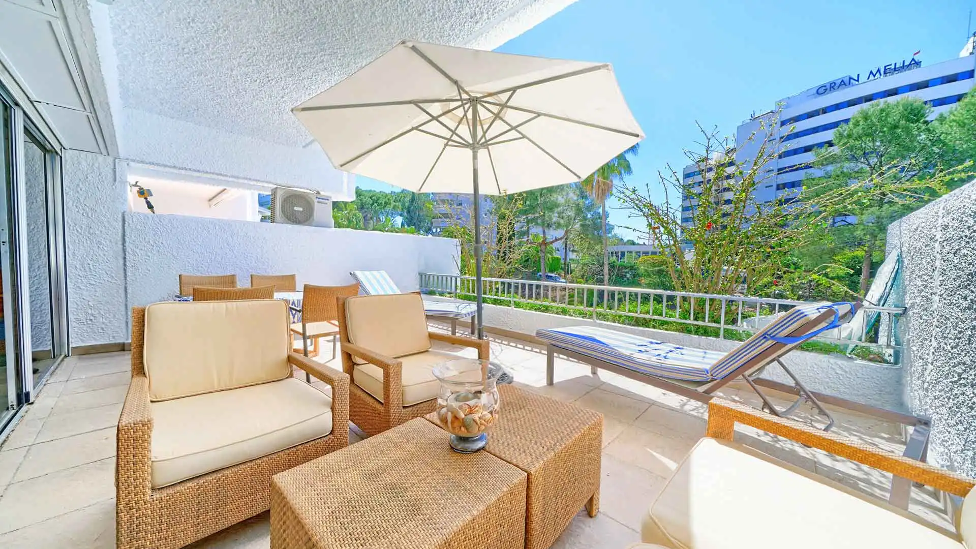 Terraza de Apartamento en venta en Marbella con Aire acondicionado, Terraza y Piscina
