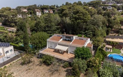 Vista exterior de Casa o xalet en venda en Vallromanes amb Calefacció, Jardí privat i Piscina