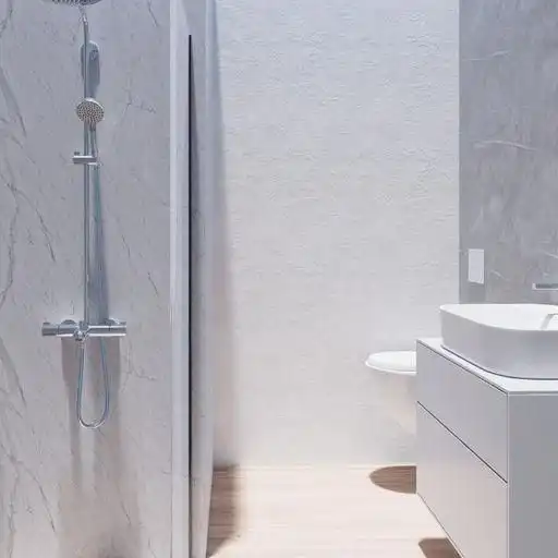 Badezimmer von Haus oder Chalet zum Verkauf in Finestrat mit Klimaanlage, Terrasse und Schwimmbad