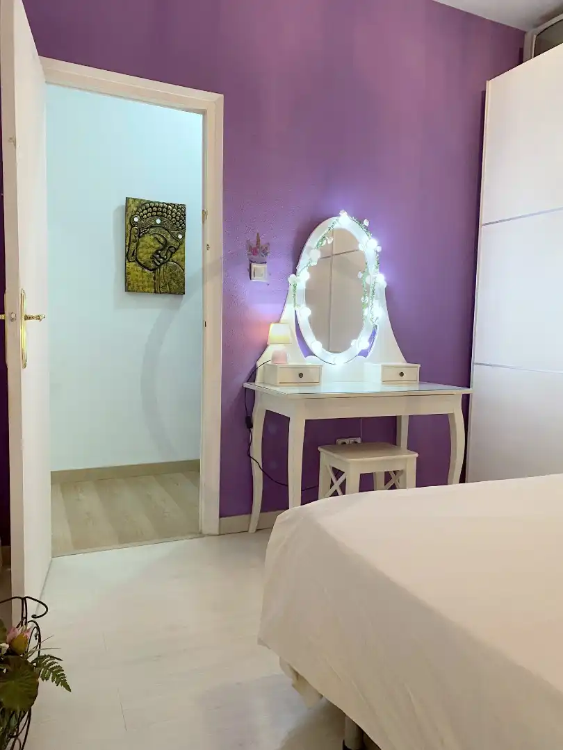 Bedroom of Flat for sale in Terrassa  with Heating, Parquet flooring and Terrace