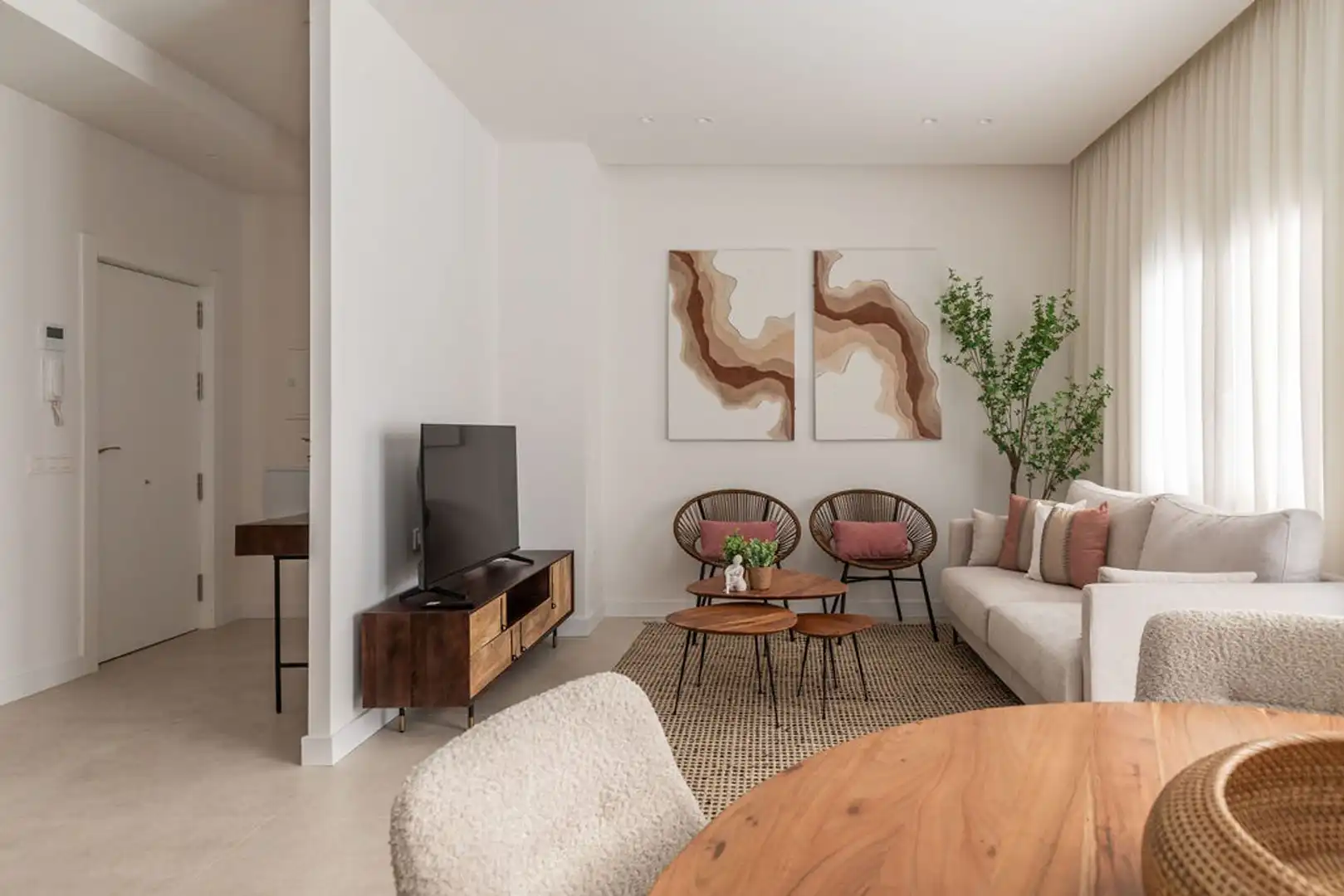Sala de estar de Apartamento en venta en Málaga con Terraza