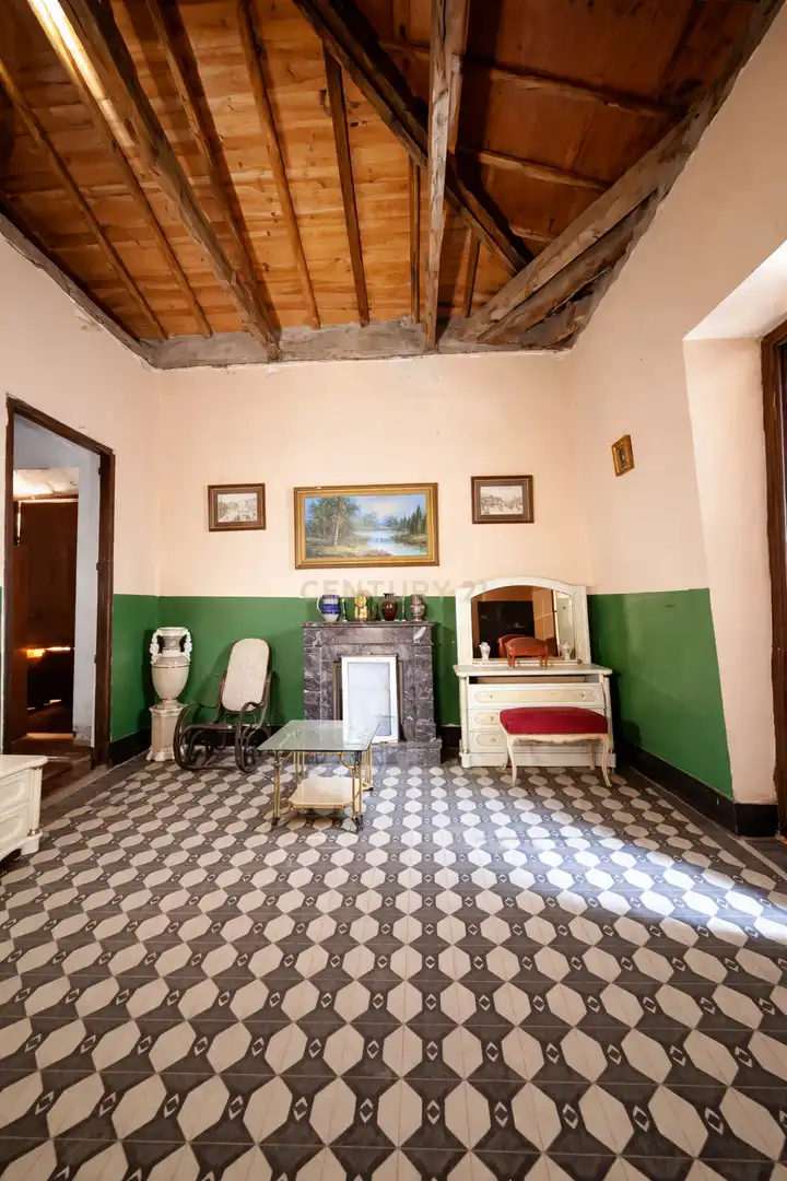 Sala de estar de Casa o chalet en venta en Madroñera con Jardín privado, Horno y Lavadora