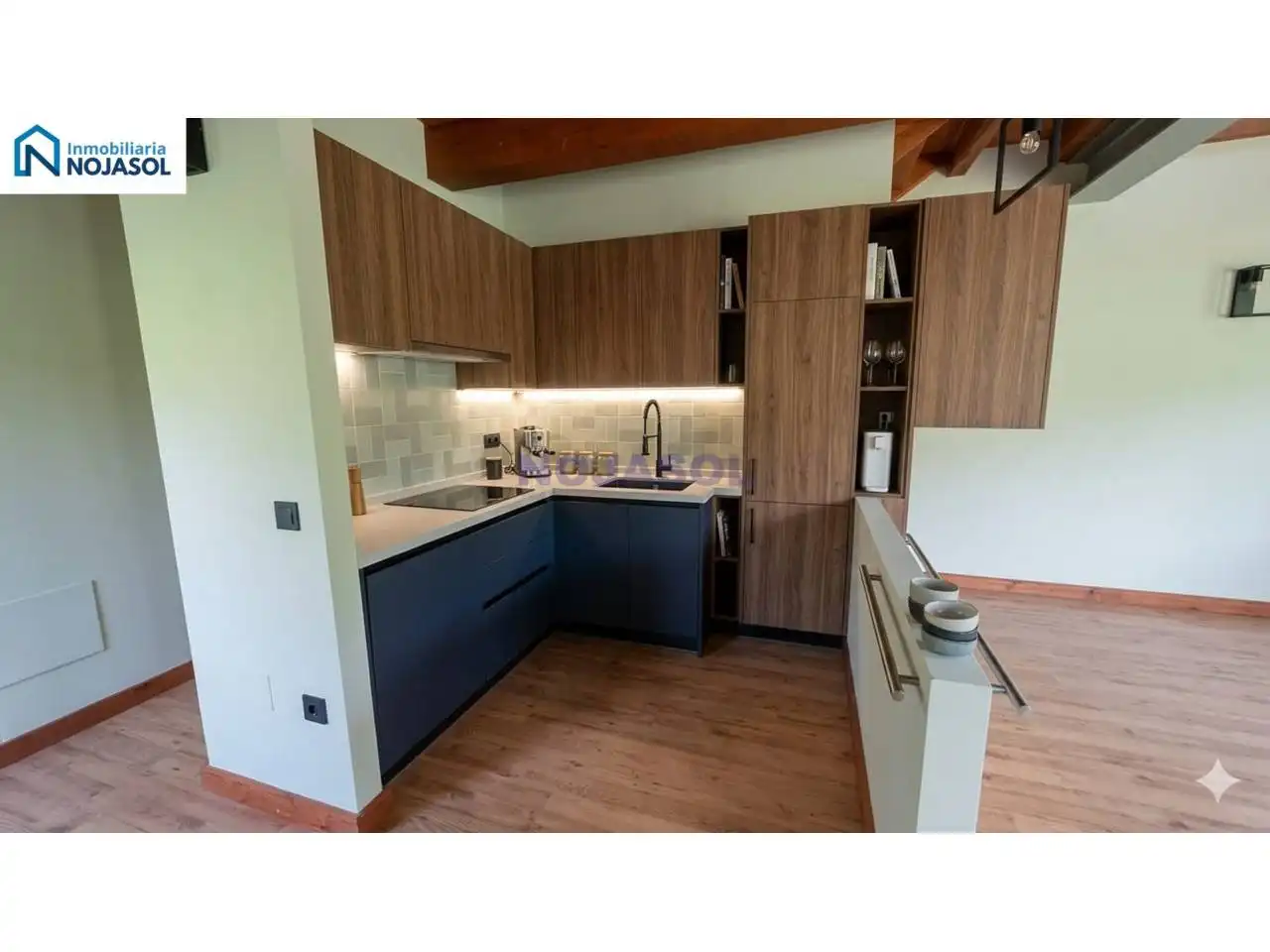Cocina de Apartamento en venta en Vega de Liébana con Calefacción, Jardín privado y Parquet