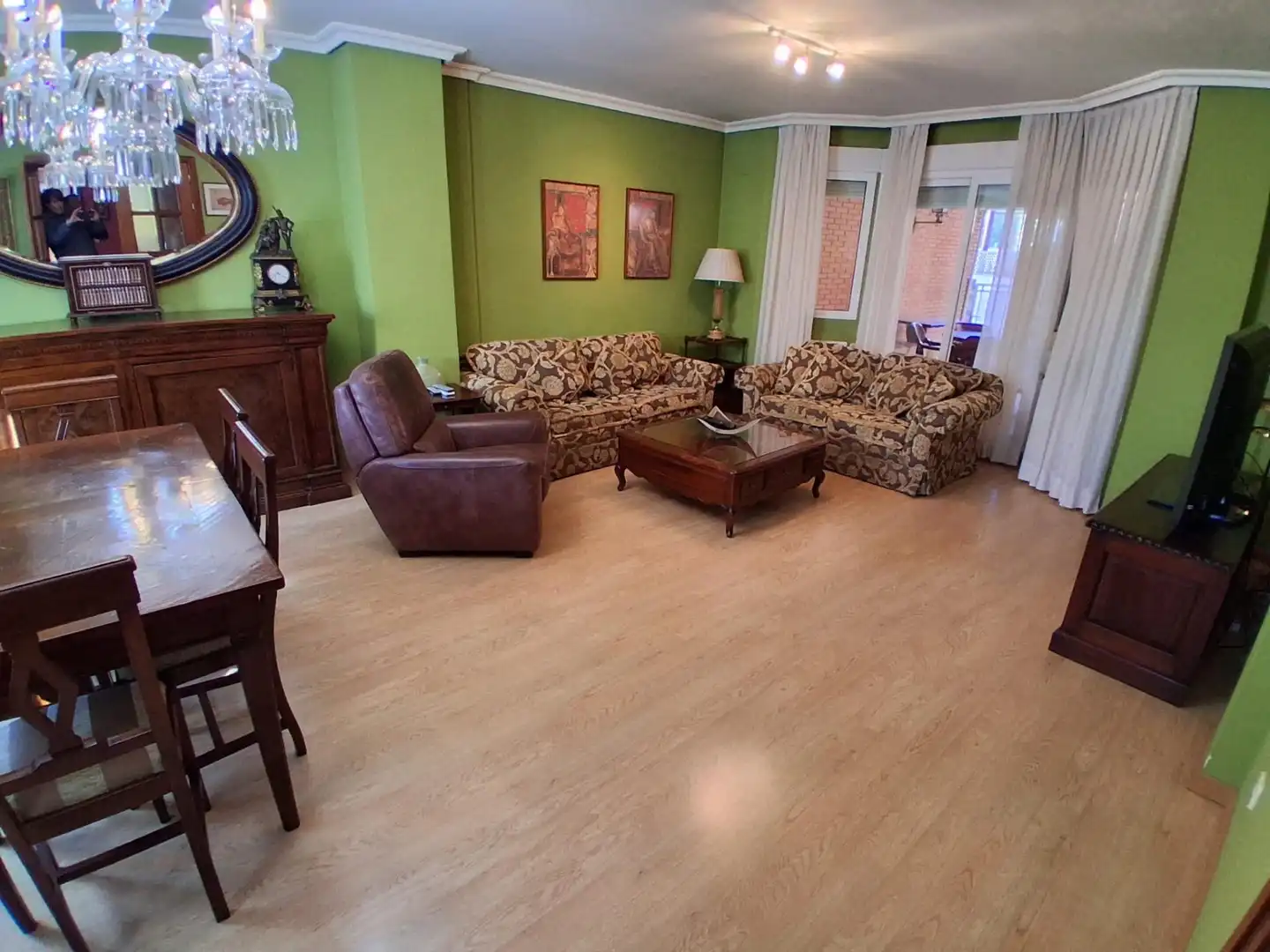 Sala de estar de Casa adosada en venta en Albacete con Aire acondicionado, Calefacción y Jardín privado