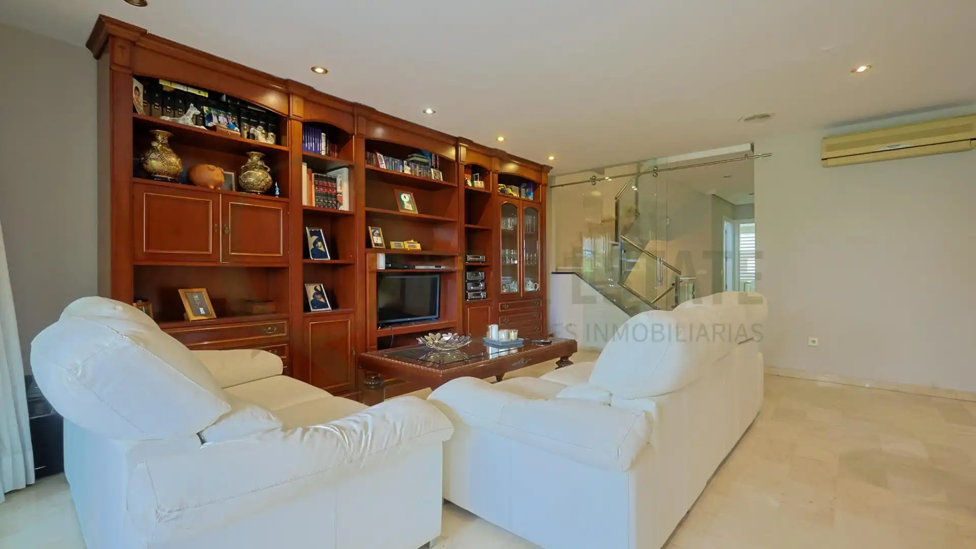 Living room of Single-family semi-detached for sale in Alicante / Alacant  with Air Conditioner, Heating and Private garden