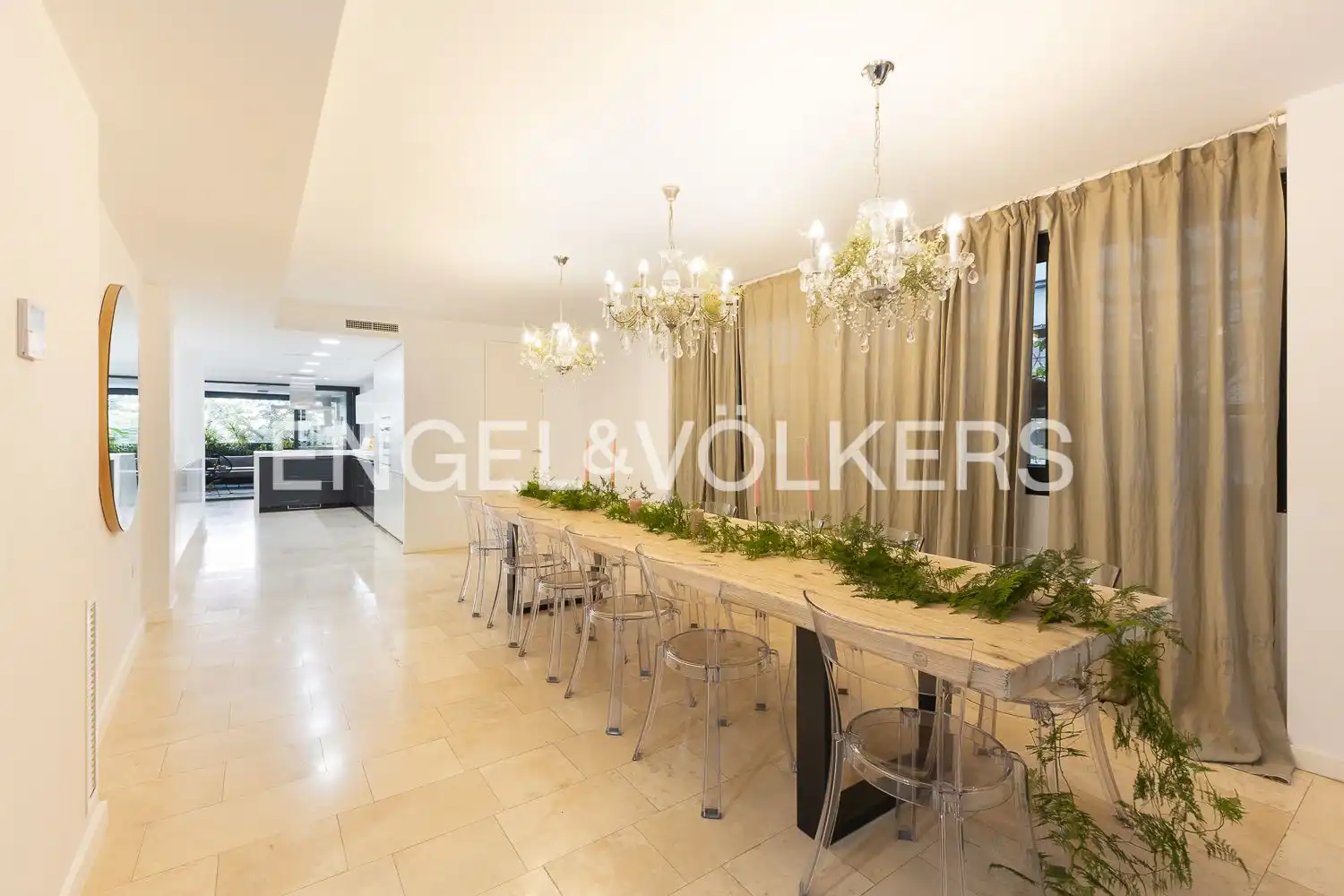 Dining room of Flat for rent in Valencia  with Air Conditioner, Heating and Terrace
