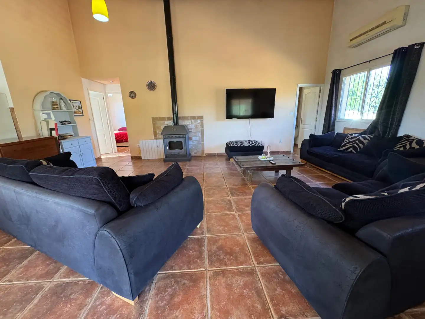 Living room of Houses for sale in Caravaca de la Cruz  with Air Conditioner, Private garden and Terrace