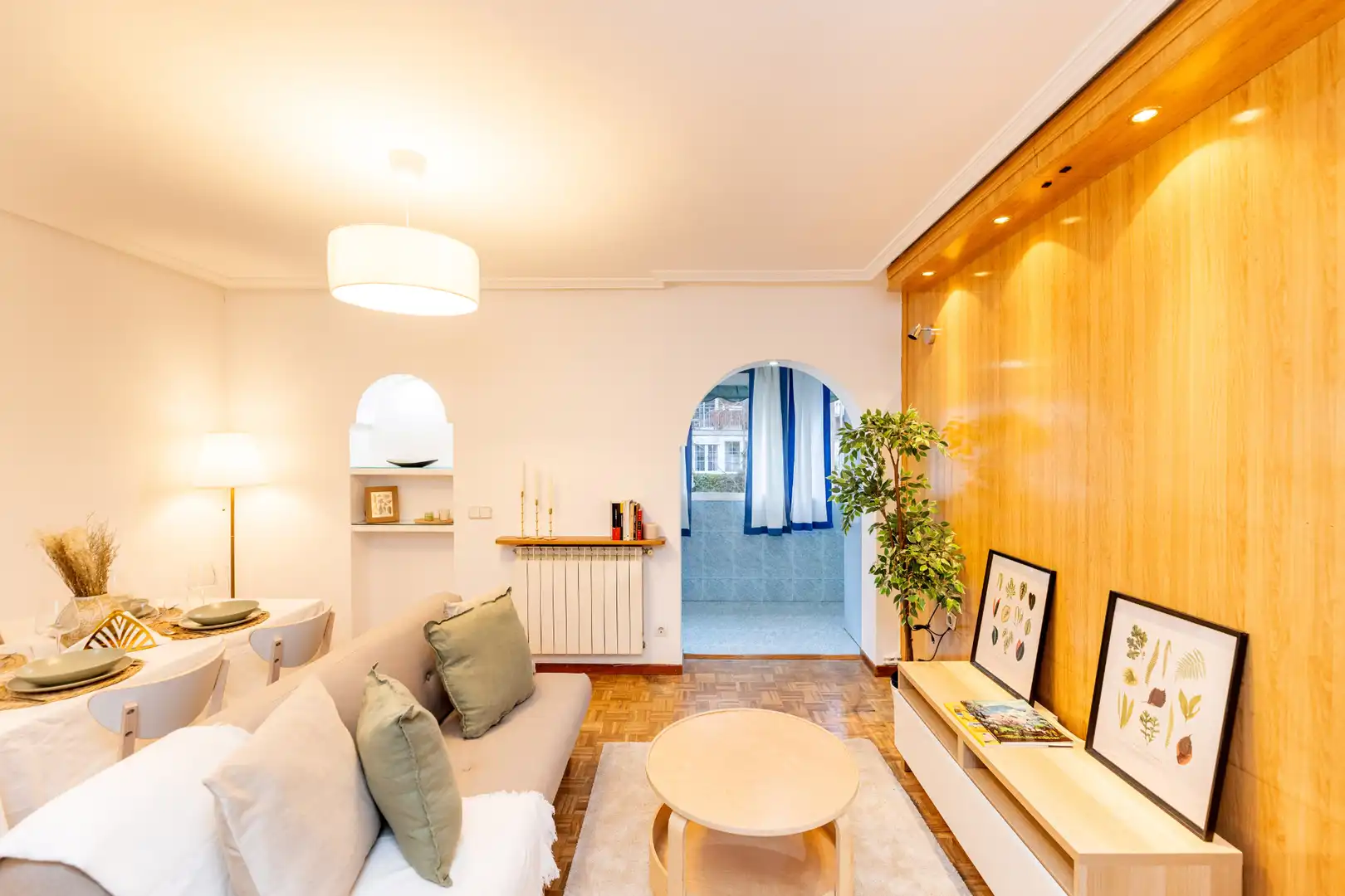 Sala de estar de Piso en venta en  Madrid Capital con Aire acondicionado, Calefacción y Terraza