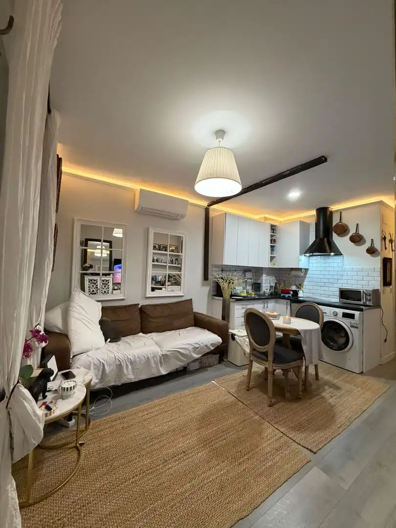 Sala de estar de Piso en venta en Madrid con Aire acondicionado y Amueblado