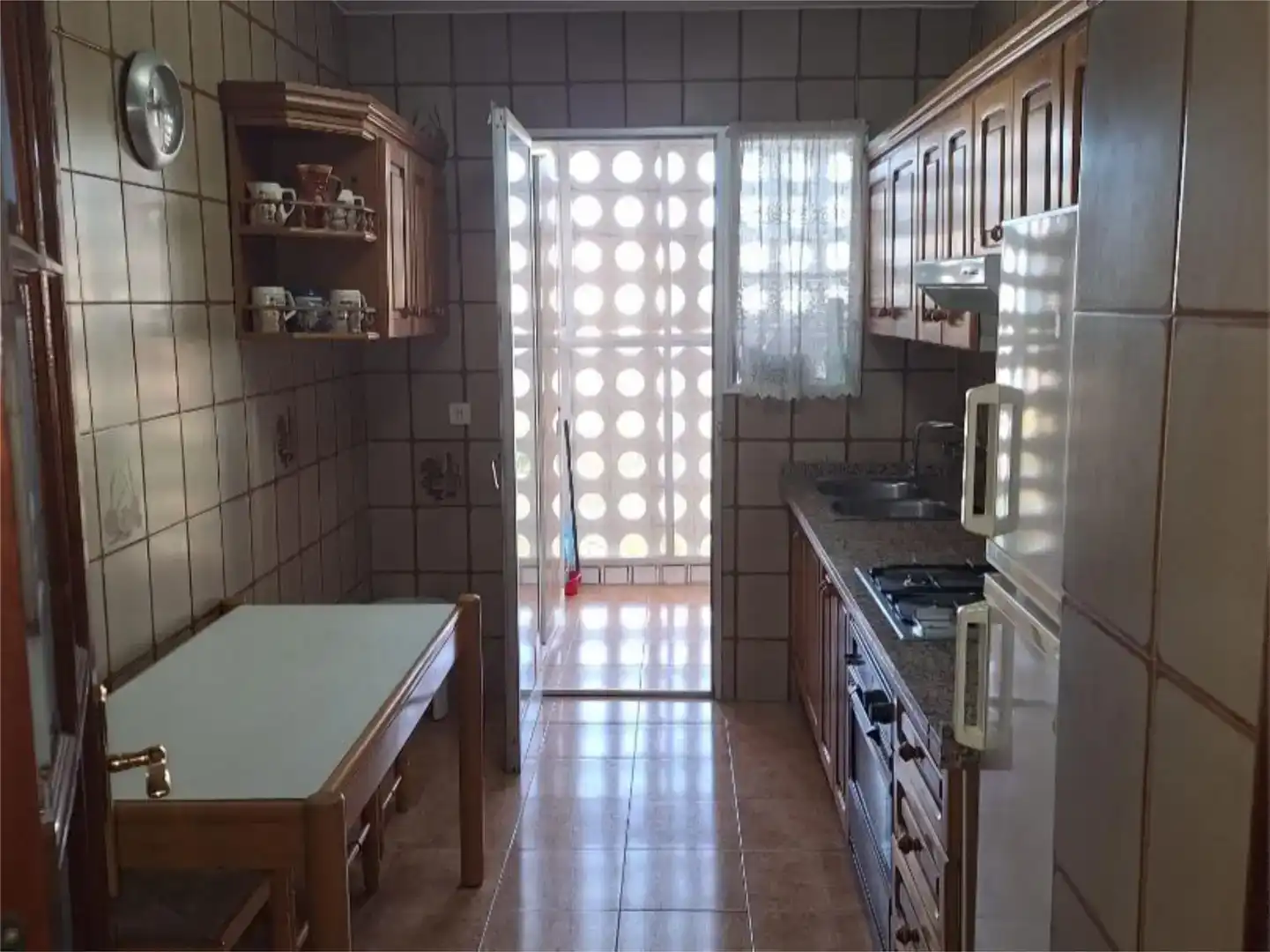 Küche von Wohnung zum Verkauf in Málaga Capital mit Klimaanlage und Balkon