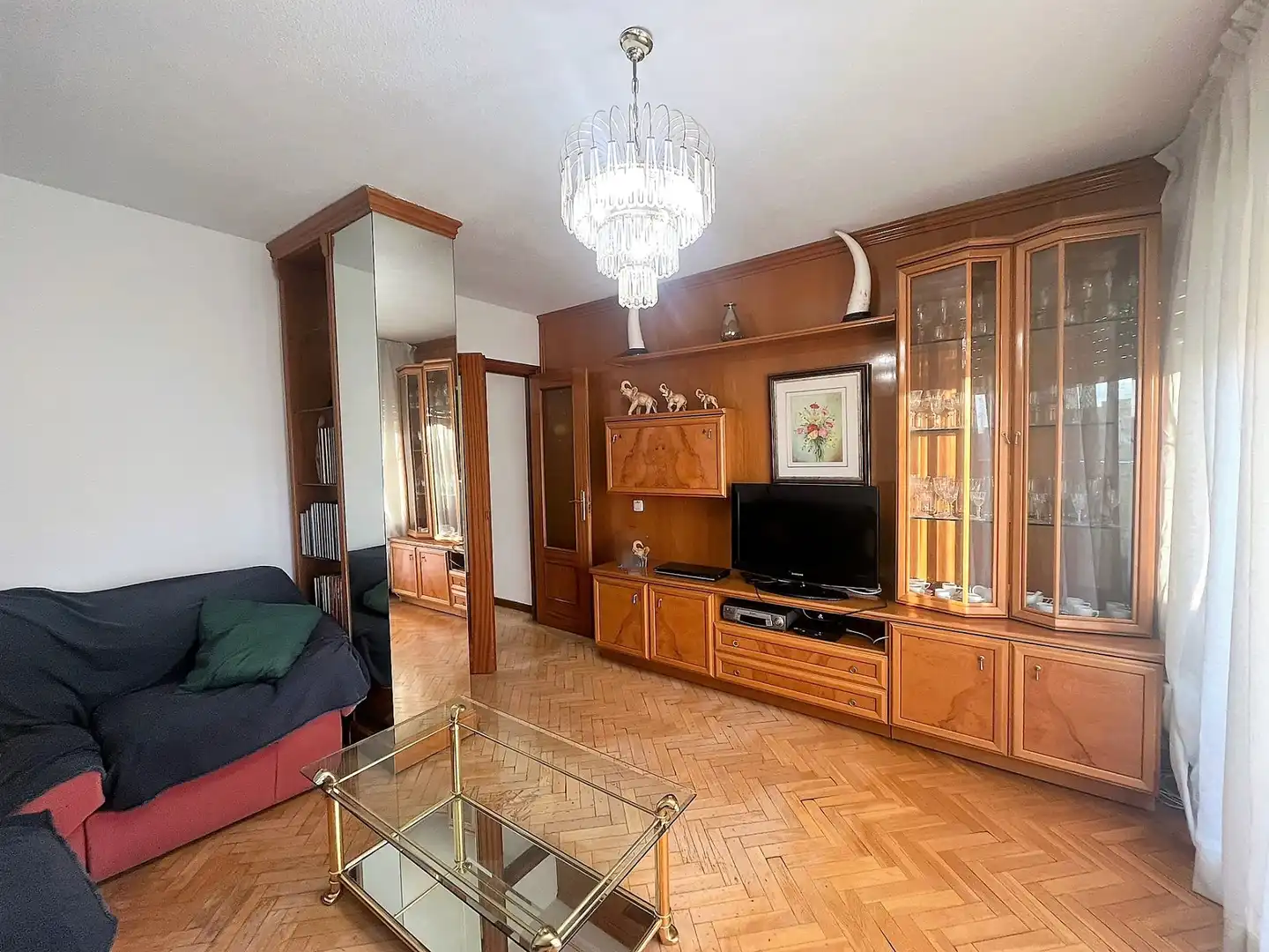 Wohnzimmer von Dachboden zum Verkauf in Fuenlabrada mit Klimaanlage, Heizung und Terrasse
