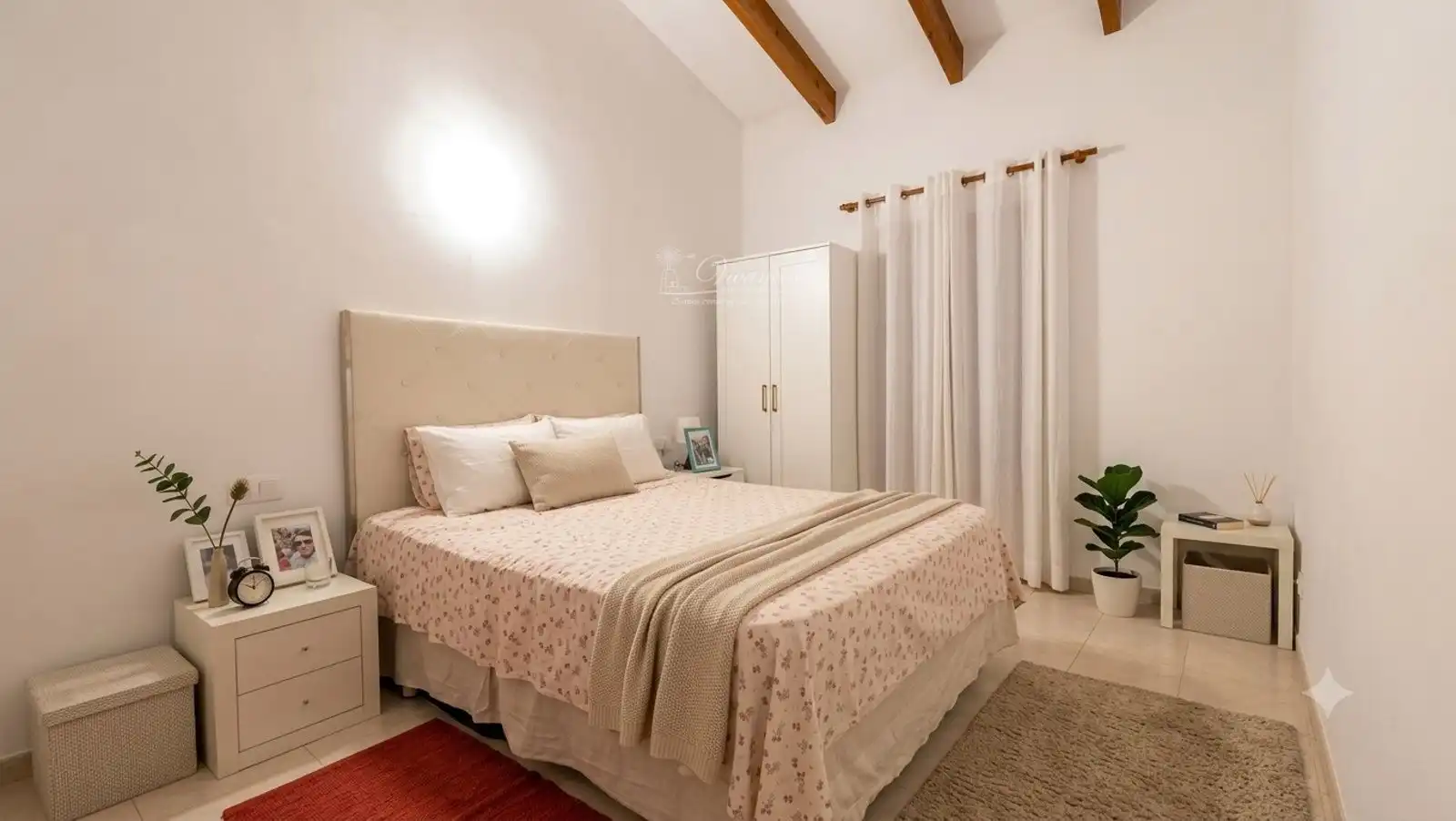 Bedroom of Houses for rent in Santa Eugènia  with Air Conditioner and Swimming Pool