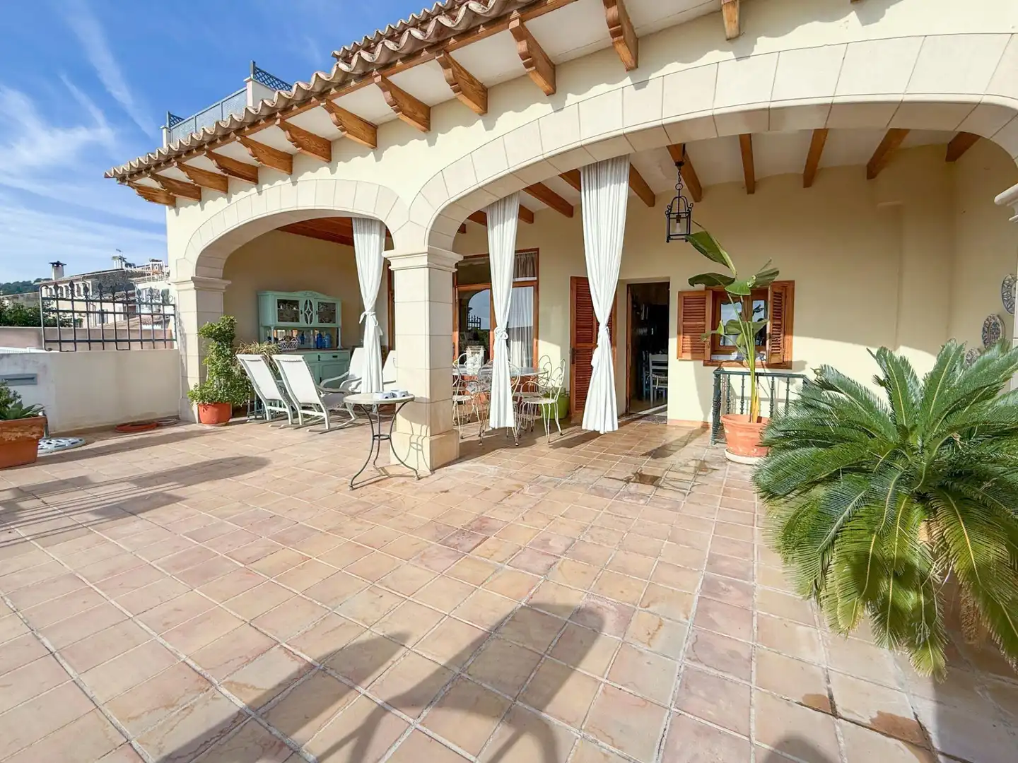 Terrace of Houses for rent in Selva  with Private garden, Terrace and Swimming Pool