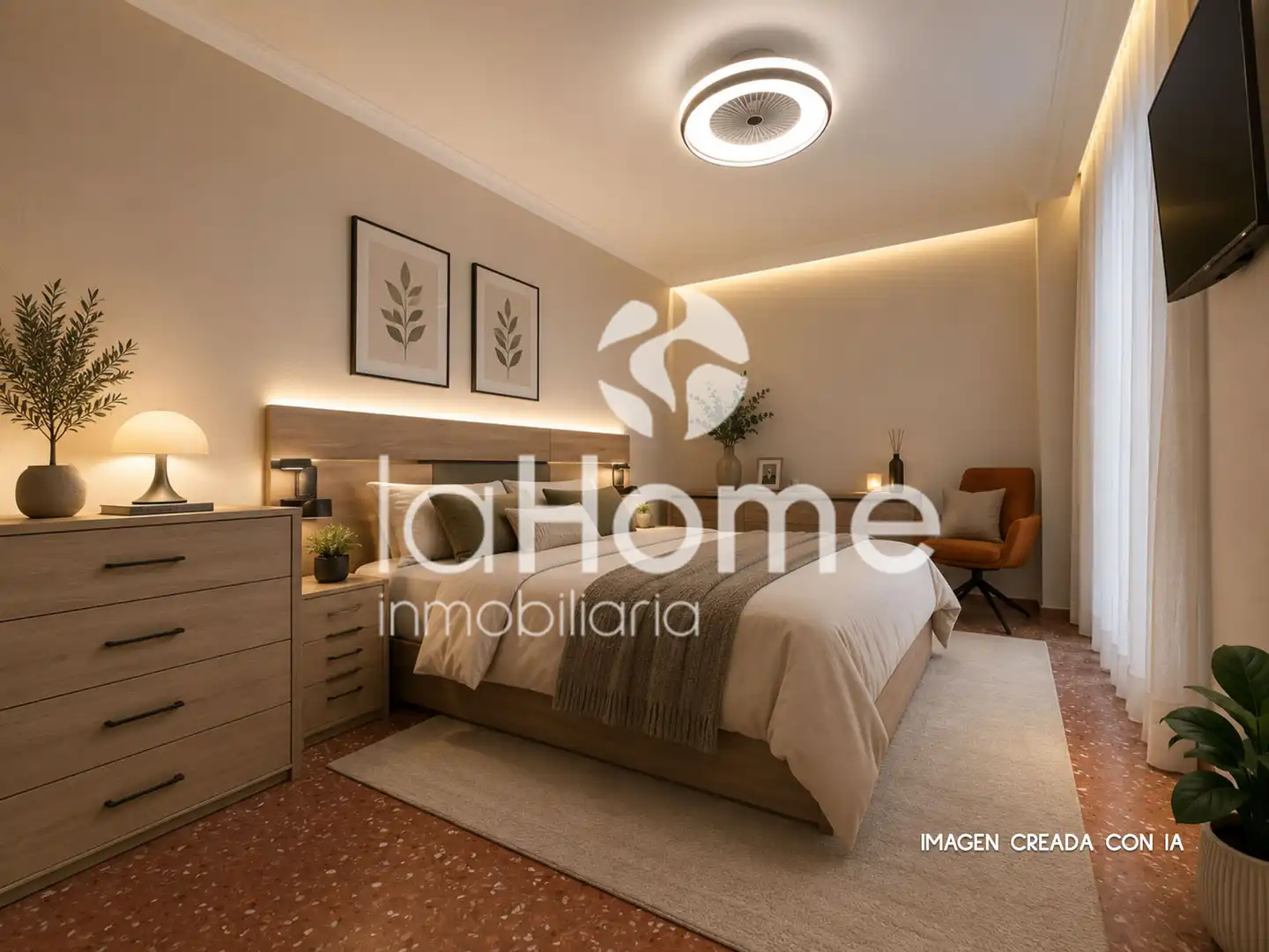 Schlafzimmer von Wohnung zum Verkauf in Mislata mit Klimaanlage, Heizung und Terrasse