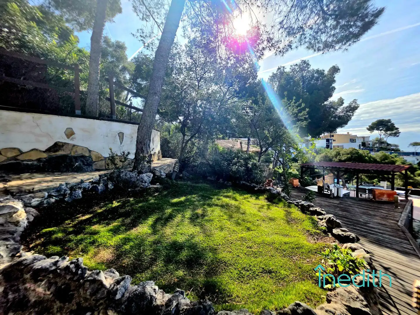 Garden of Houses for sale in Castelldefels  with Air Conditioner, Heating and Private garden