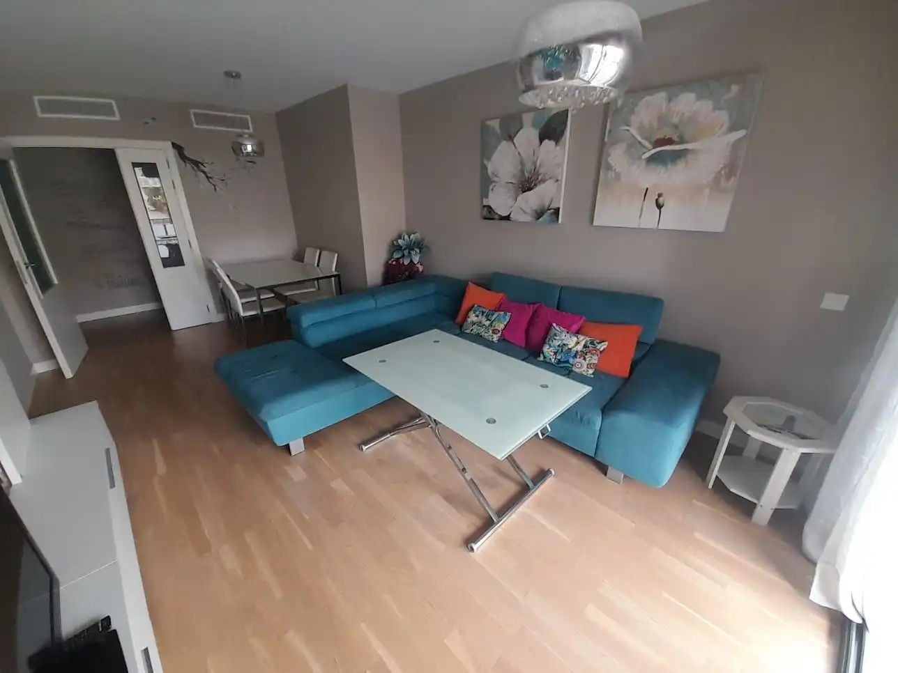Living room of Flat for sale in Málaga  with Air Conditioner, Private garden and Terrace