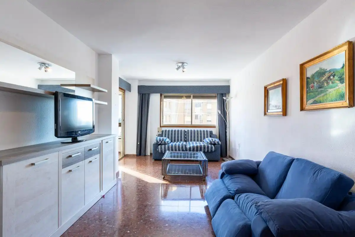 Sala de estar de Piso en venta en La Pobla de Farnals con Calefacción, Jardín privado y Terraza