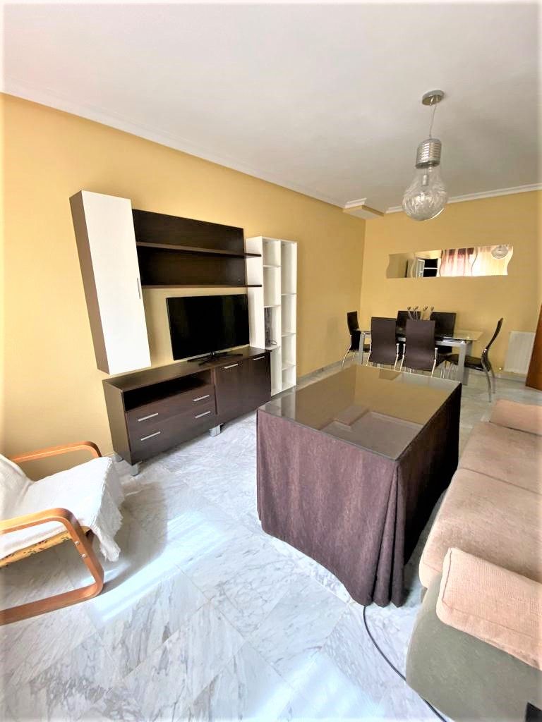 Living room of Apartment to rent in Cáceres Capital  with Air Conditioner, Heating and Furnished